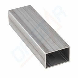 Stainless steel rectangular tube bar, SUS 304 #400 - Japan